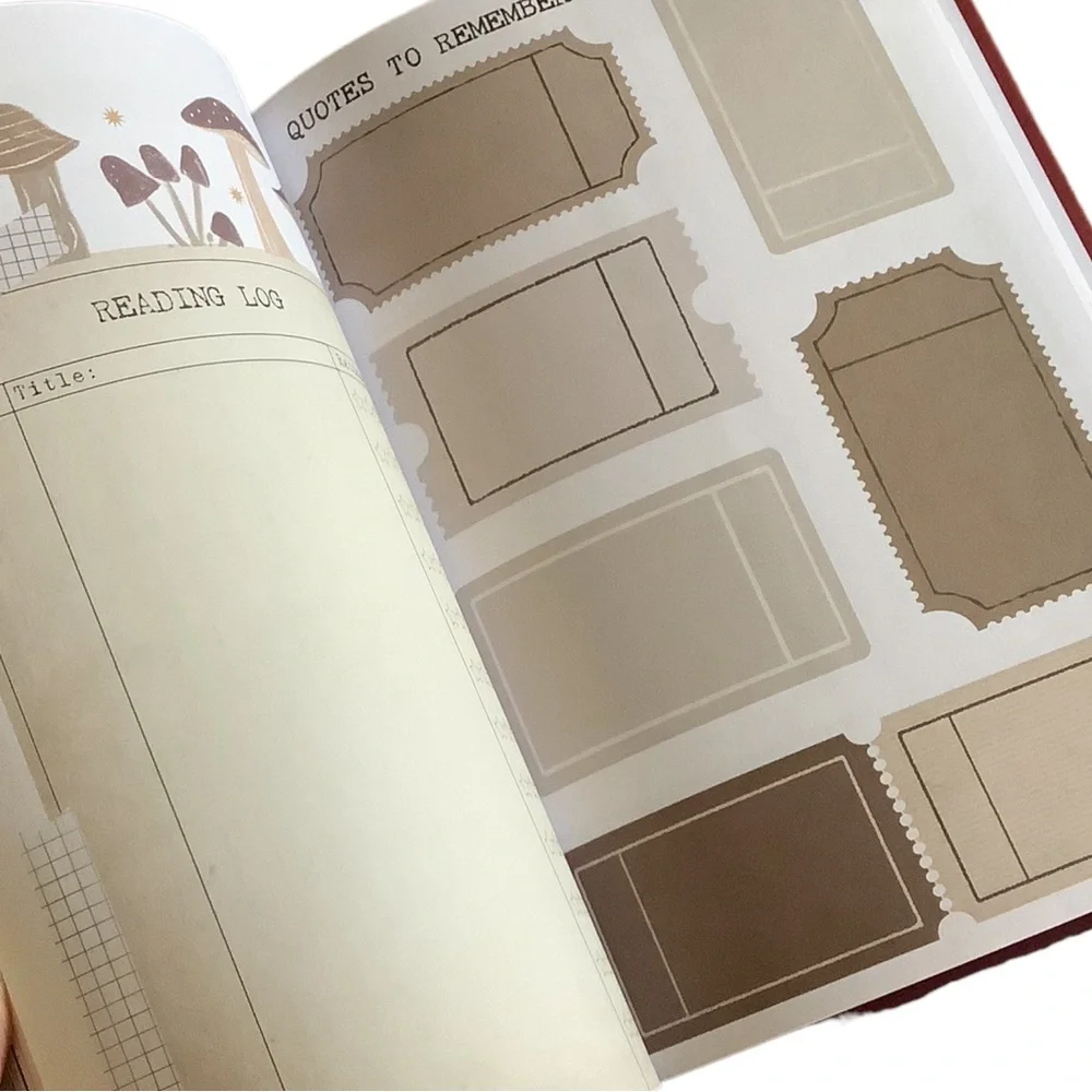 Reading Journal Planner New Hardback TBR - Picture 11 of 15